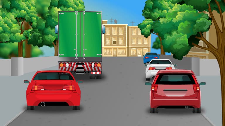 Indicator rutier din Irlanda: Pietoni care traversează printre vehicule.