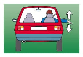 Conducătorul auto intenționează să încetinească sau să oprească.